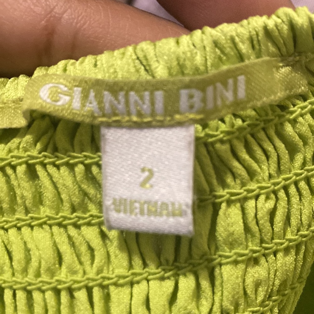 Gianni bini green blouse - Picture 4 of 4